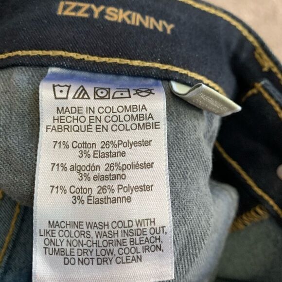 NEW Michael Kors Izzy Skinny Dark Rinse Jeans . - Picture 13 of 15